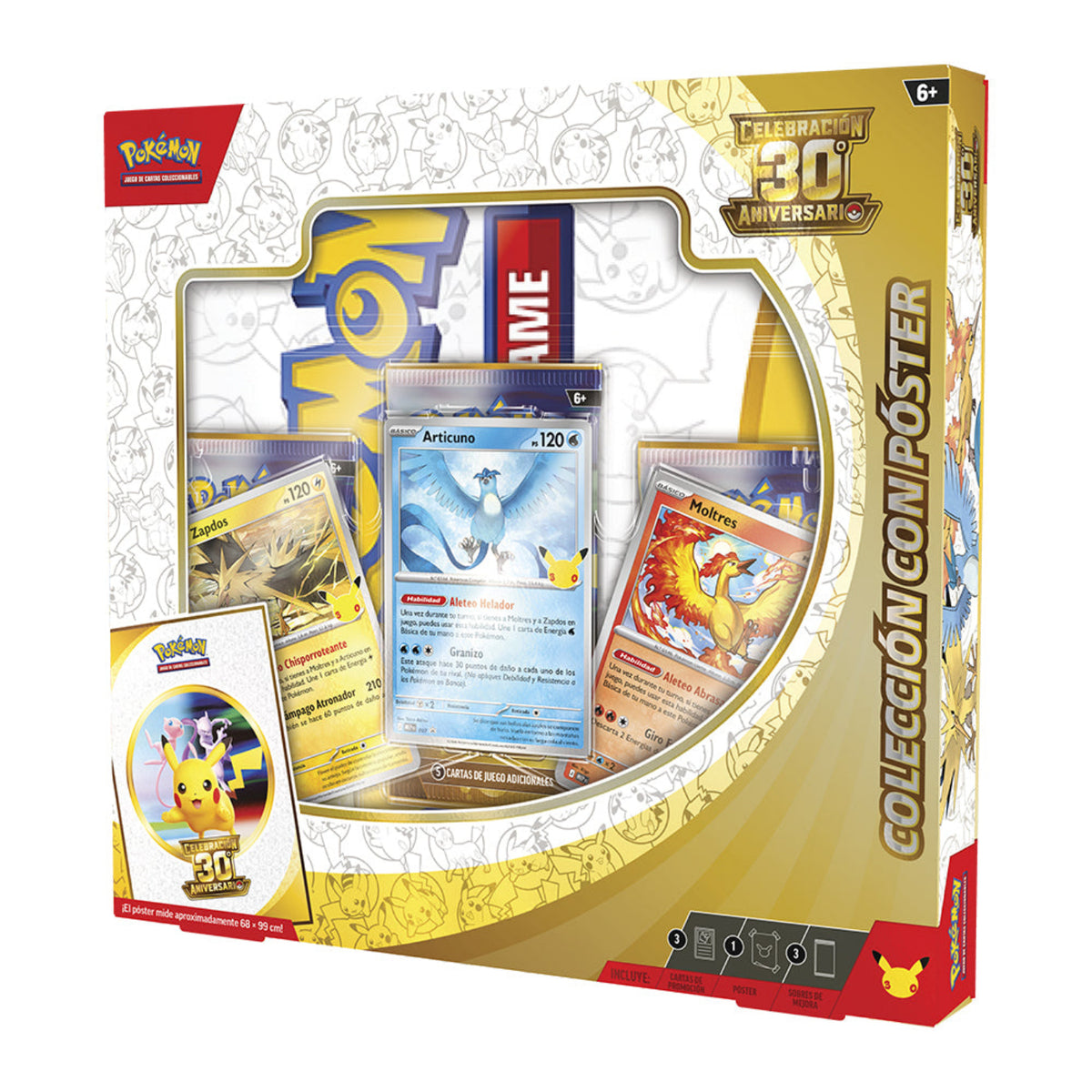 Pokemon Celebración 30Th Aniversario Poster Collection
