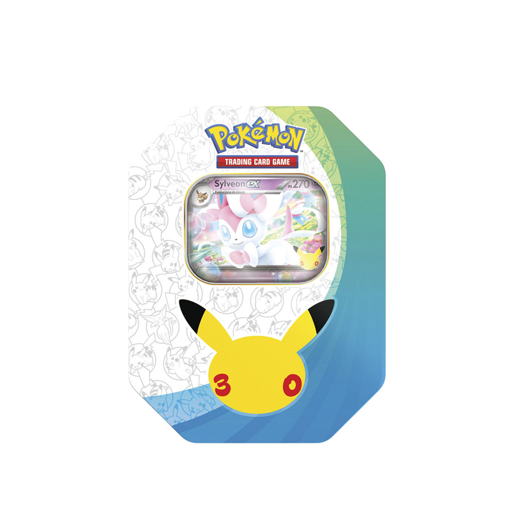 Pokemon Celebración 30Th Aniversario Greninja Ex y Sylveon Ex Tin