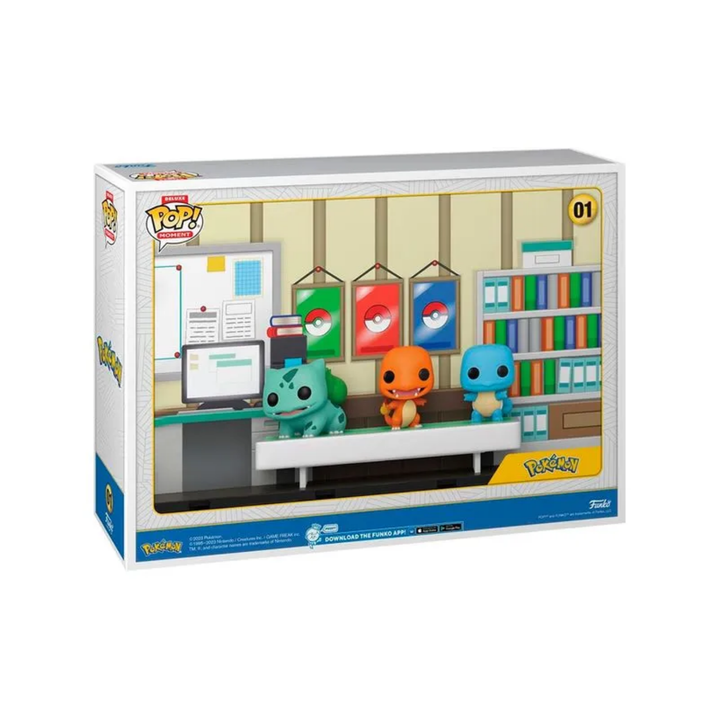 Pokémon Moments Deluxe Pokemon Bulbasaur, Charmander y Squirtle Funko Pop!