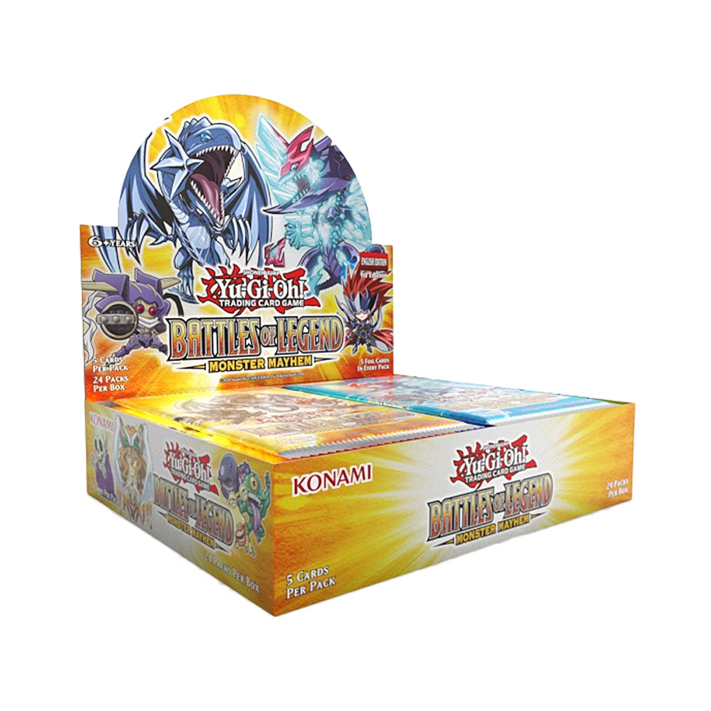 Yu-Gi-Oh! trading card game box with characters on a white background