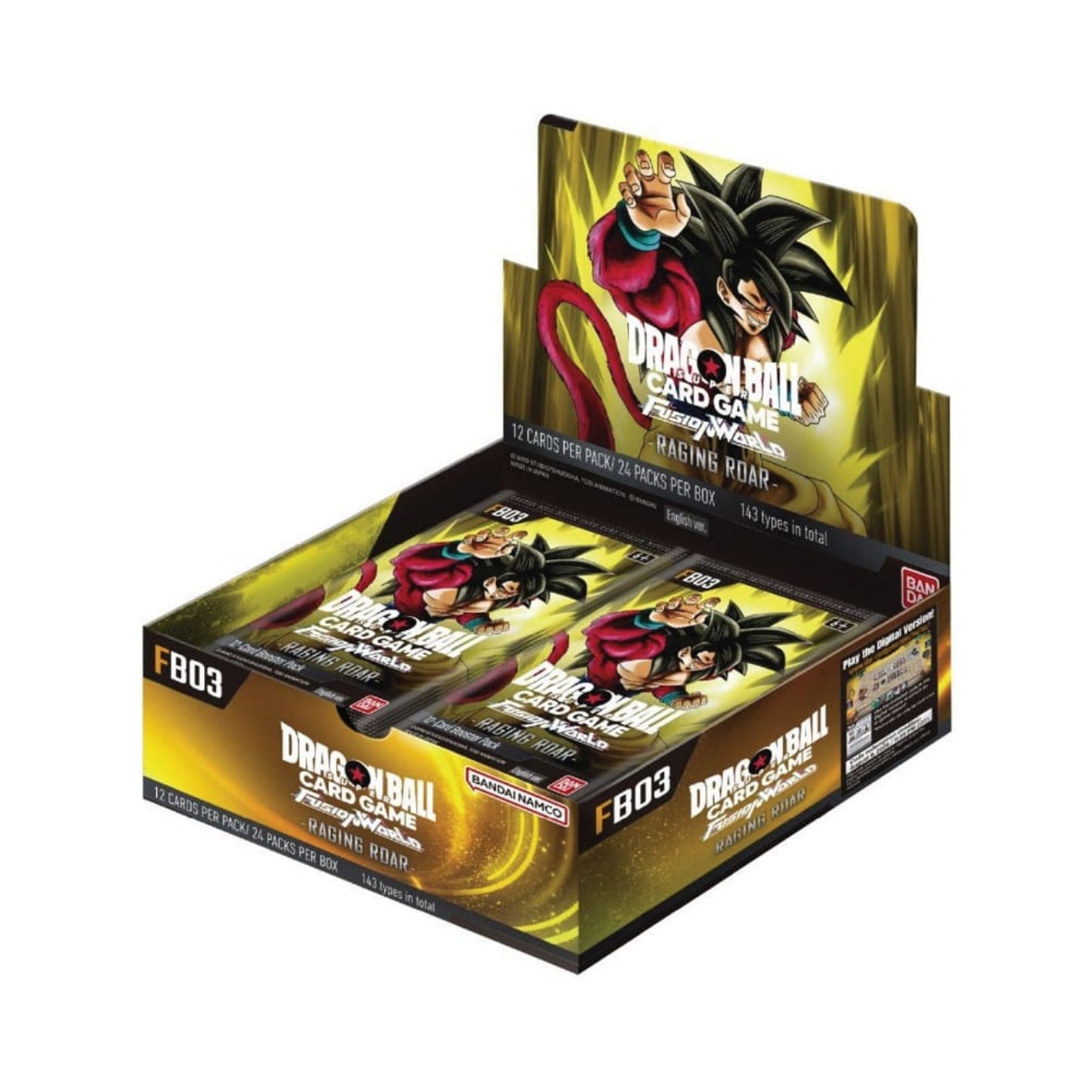 Dragon Ball Super Card Game Raging Roar (FB03) Booster Box