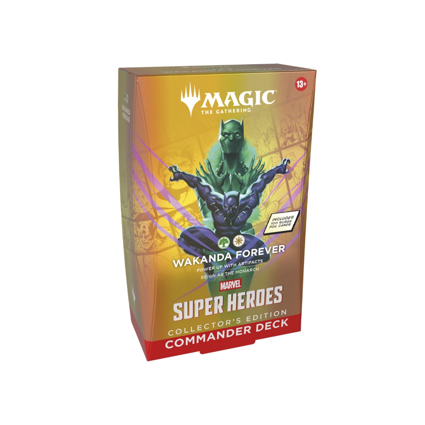 Magic Marvel Super Heroes Wakanda Forever Collector Commander Deck
