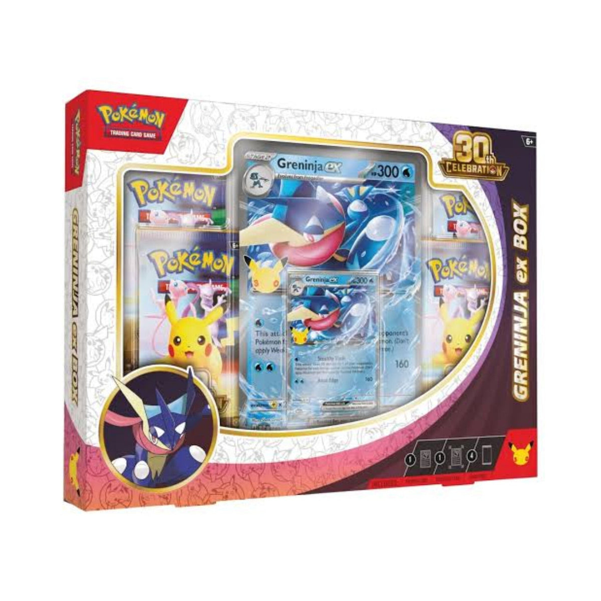 Pokemon Celebración 30Th Aniversario Greninja Ex Box