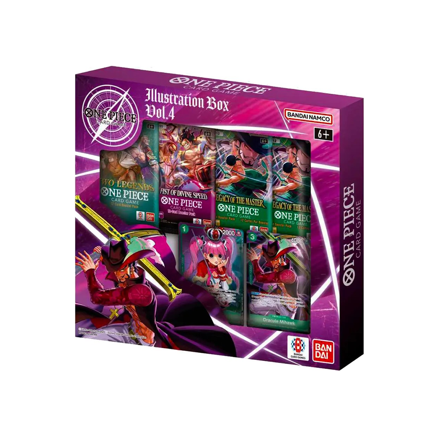 One Piece card game illustration box Vol.4 packaging on a white background