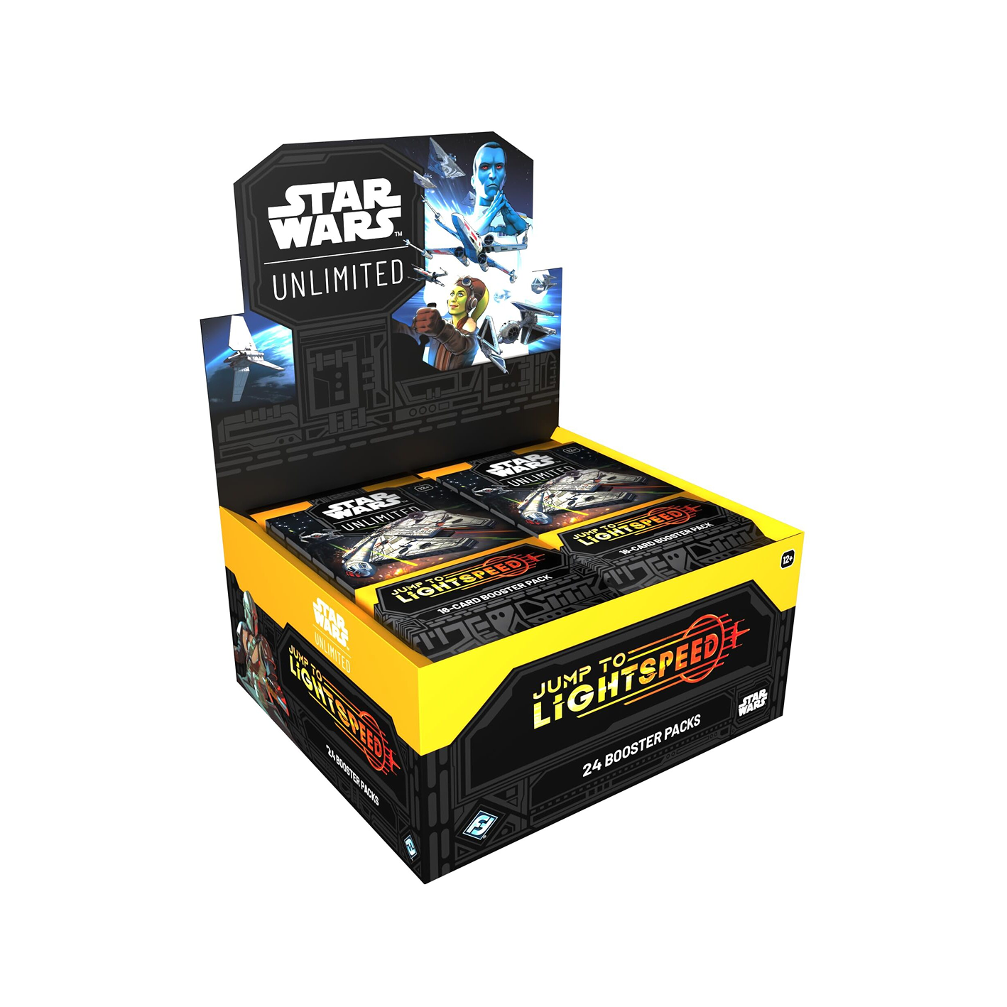 Star Wars trading card game booster pack on a white background