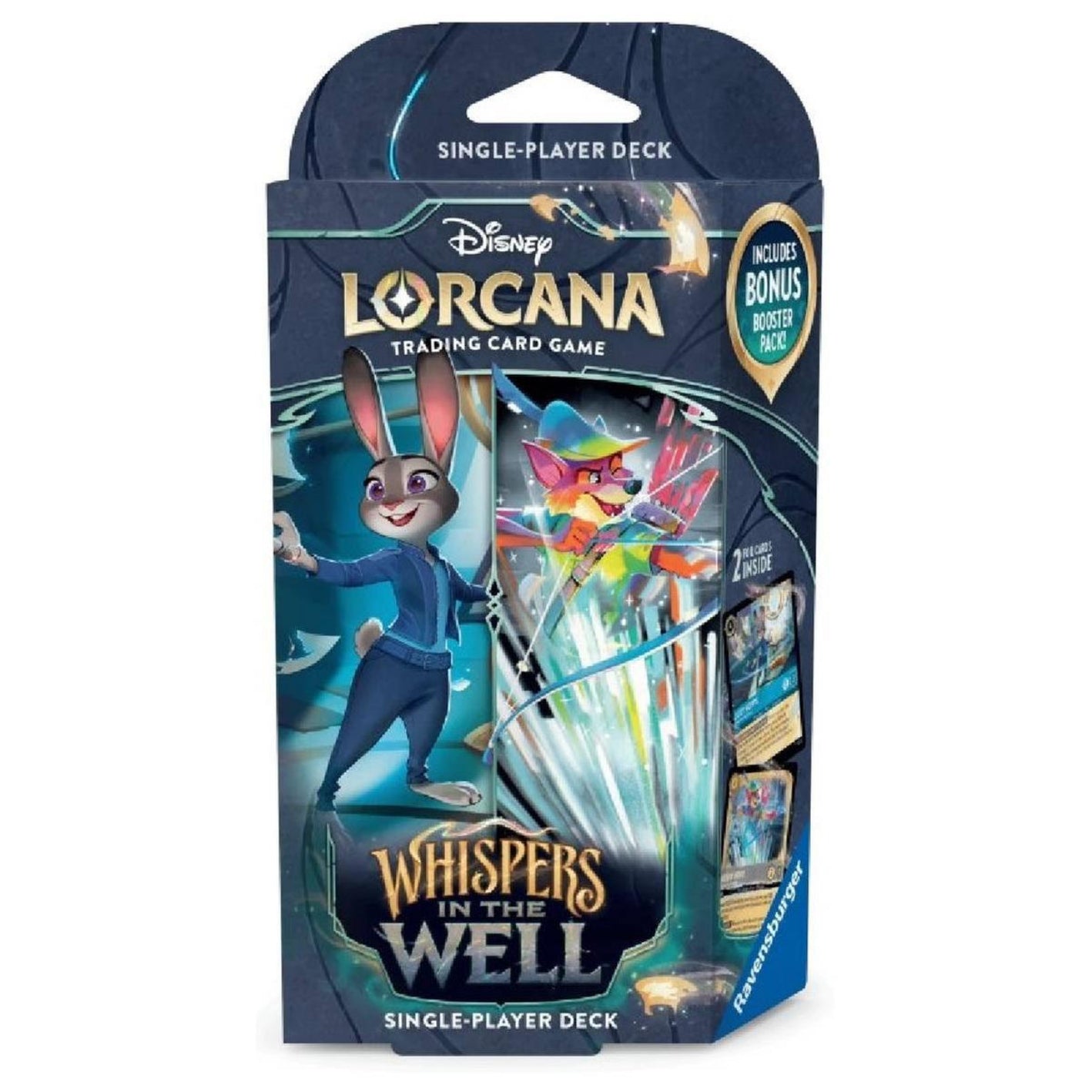 Disney Lorcana Whispers in the Well Judy Hopps y Robin Hood Starter Deck