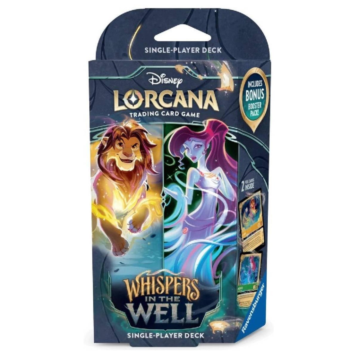Disney Lorcana Whispers in the Well Ambar-Esmeralda Starter Deck