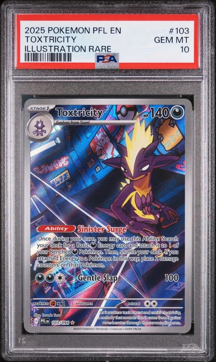 Pokemon Toxtricity 089/080 PSA 10