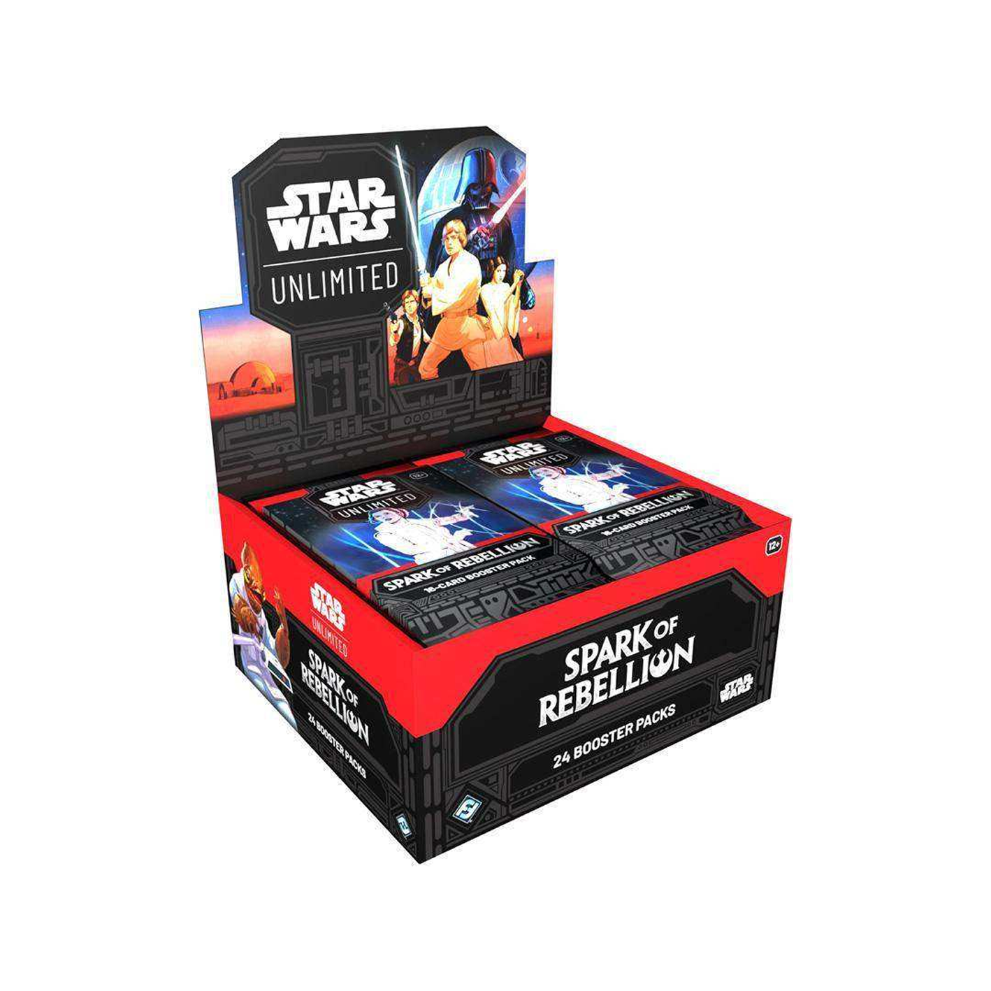 Star Wars trading card game booster pack on a white background